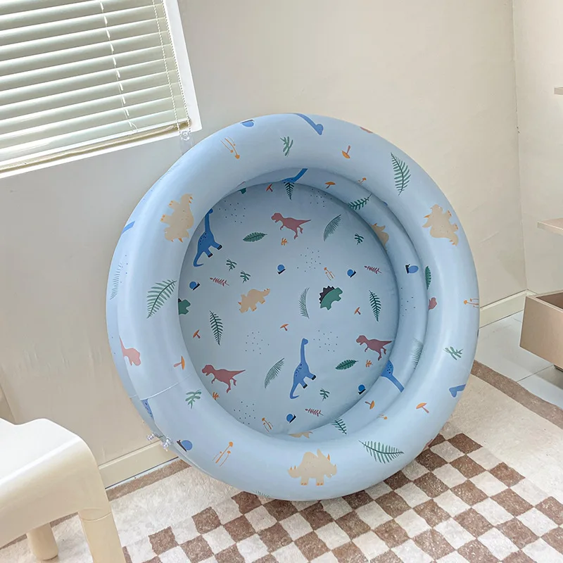 87cm Baby Inflatable Swimming Pool Outdoor Paddling Pool Infant Pool Round Children Room Bath Swimming Ring Summer Bathing Pool