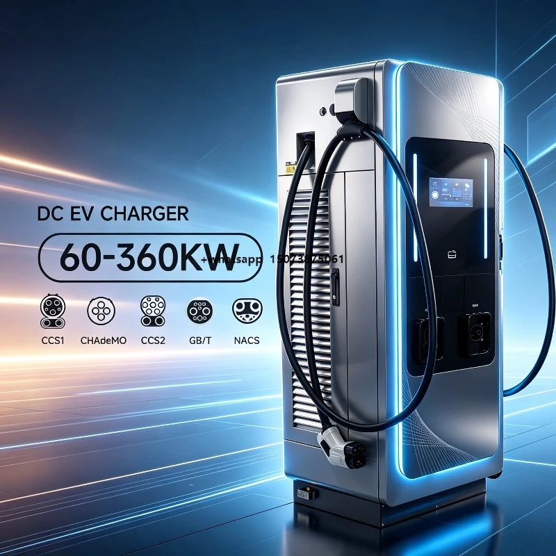 EONDRIVE New Commercial OCPP1.6 EV DC Charger 60-360kW CCS2 GBT 400V Input Floor Standing IP54 2-Year Warranty Ethernet/4G/WiFi