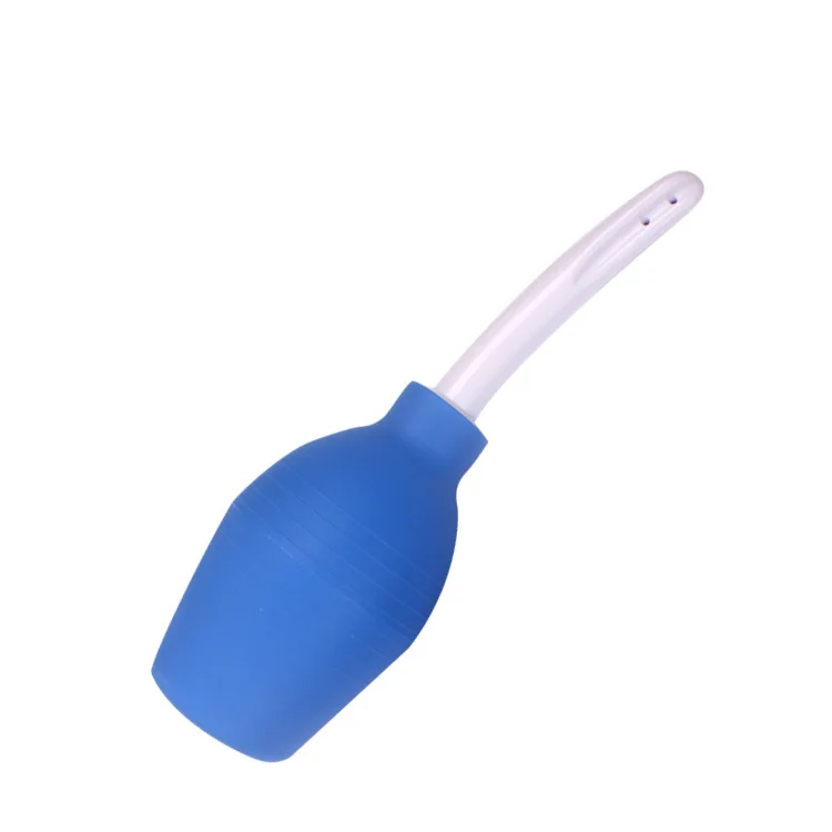 1 قطعة حقنة شرجية تنظيف الحاويات المهبل والشرج نظافة الدوش لمبة تصميم الطبية المطاط الصحة النظافة أداة الجنس لعب للمرأة/الرجل