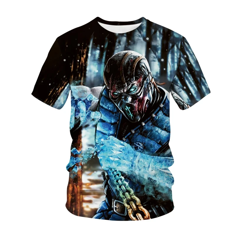 

Game Mortal Kombat 3D Print T-shirt Fashion MK Fighting Streetwear Men Women Sport Casual T Shirt Punk Mens Clothing Tshirt Tops