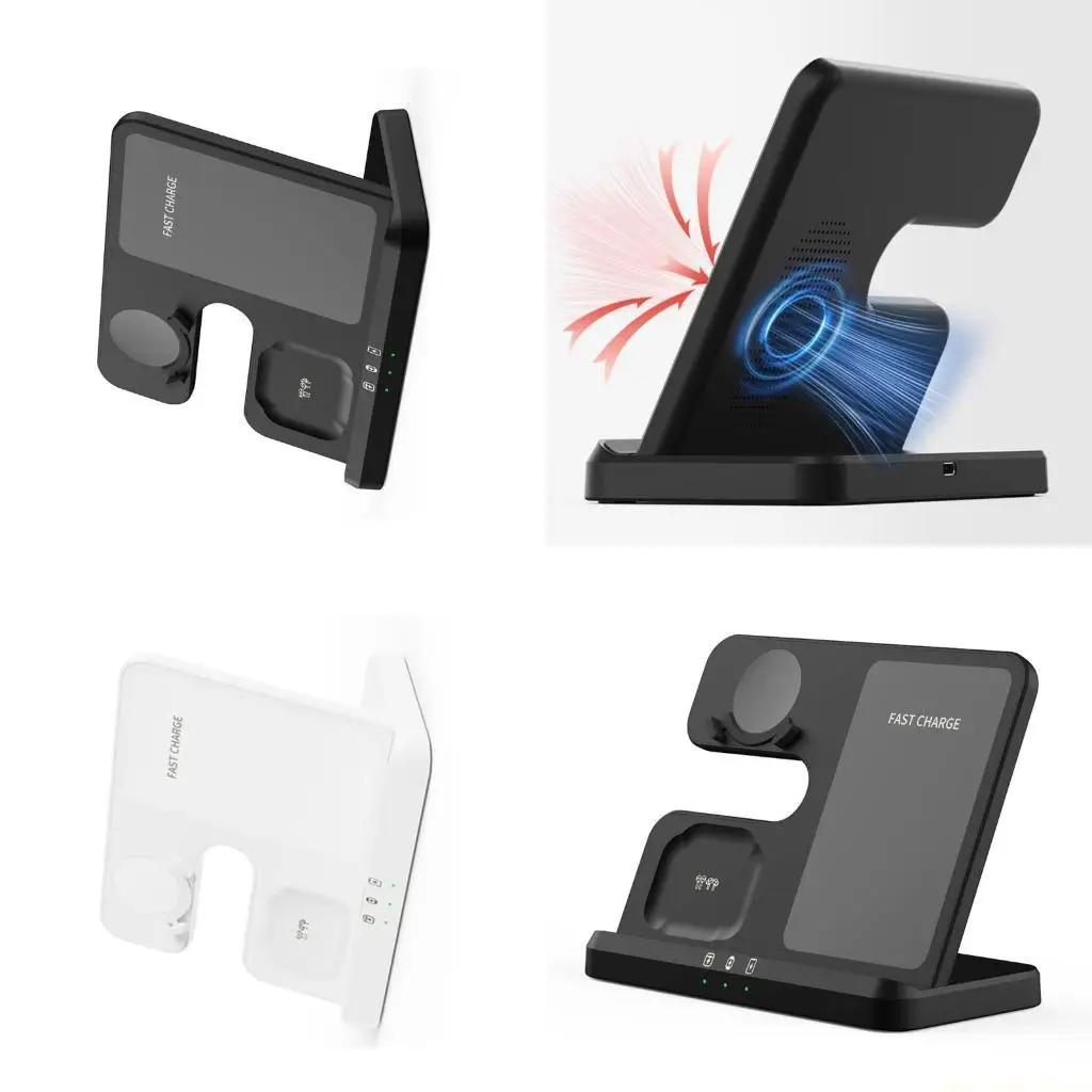 

F62C Беспроводная зарядная база для телефонов, зарядное устройство для S22/S21/S20/Note 20/Buds/Buds Professional/Buds 2, база