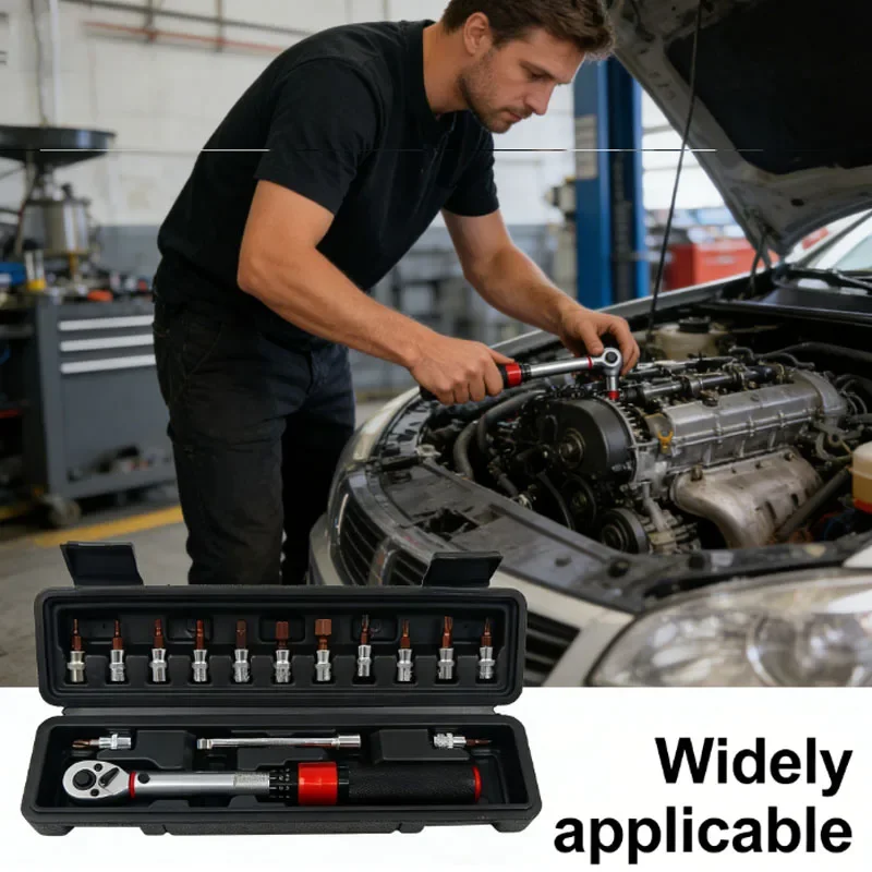 

Набор велосипедных динамометрических ключей, 15 шт., 1/4 "2-24 Нм, двухнаправленный велосипедный шестигранный ключ, торцевой гаечный ключ, профессиональный набор инструментов для ремонта мотоциклов