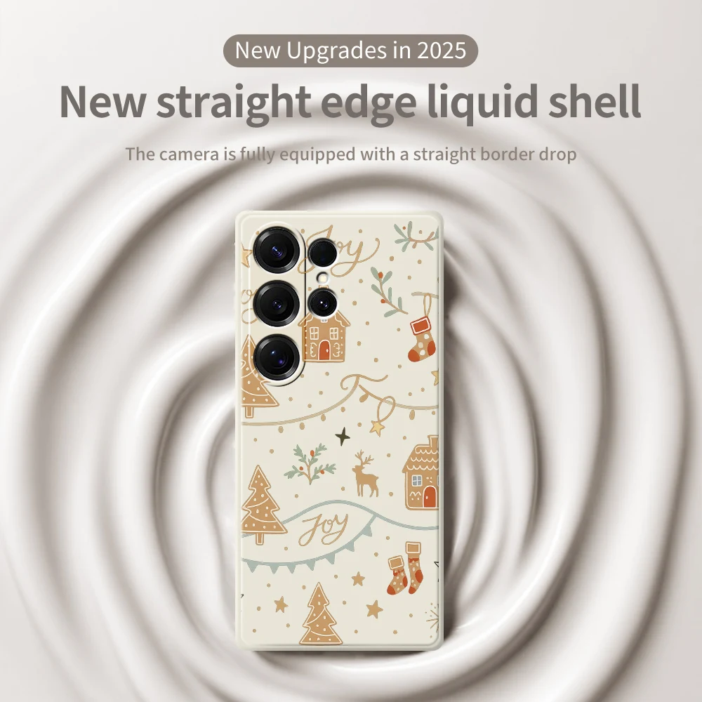 عيد الميلاد نمط قضية الهاتف المحمول لسامسونج غالاكسي A56 A32 A23 A22 5G A32 A23 4G A55 A54 A53 A52 A51 A35 A34 A31 غطاء ناعم