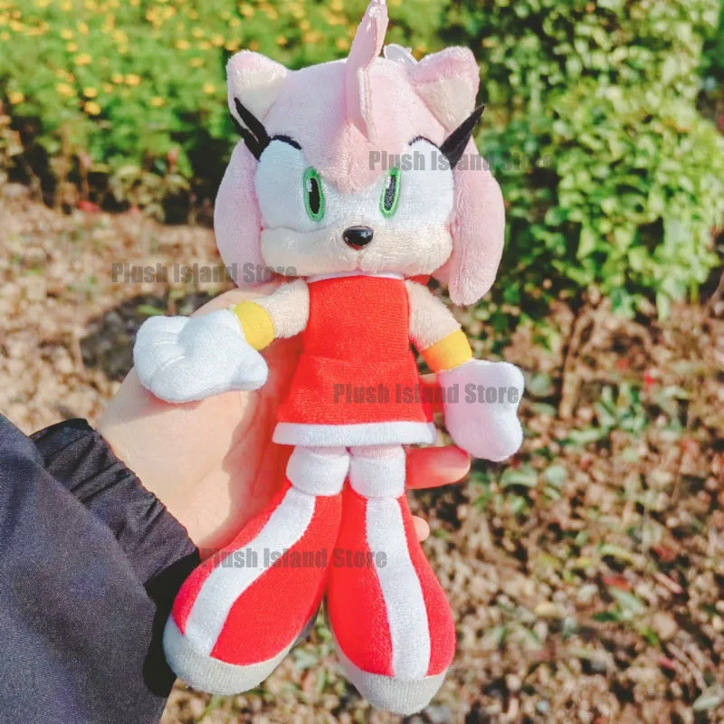 20cm Cartoon Plush Toys Anime Kawaii Amy Silver Knuckles 55cm Yoshi Plush Backpack Cute Soft Stuffed Doll Kids Birthday XMAS Gif