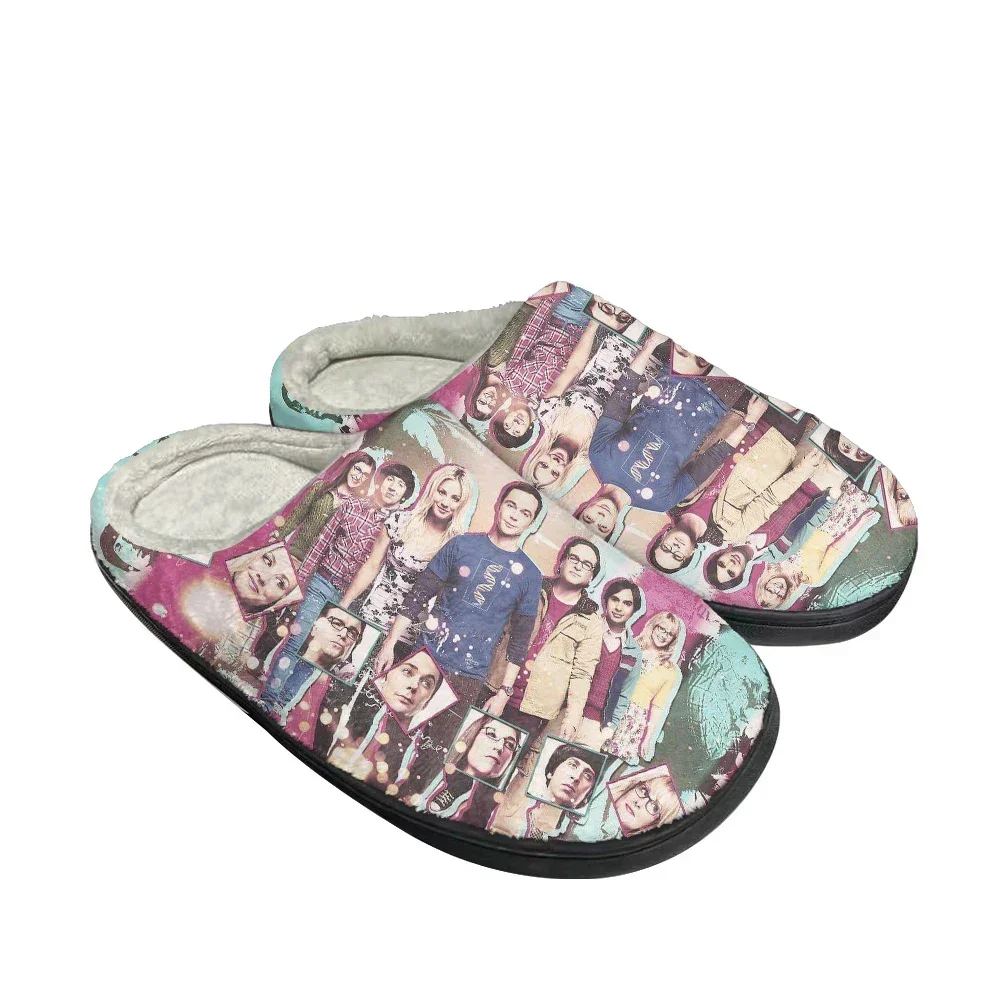 

Hot Big Bang Theory Fashion Cotton Custom Slippers Mens Women Teenager Sandals Plush Keep Warm Shoes Thermal Comfortable Slipper