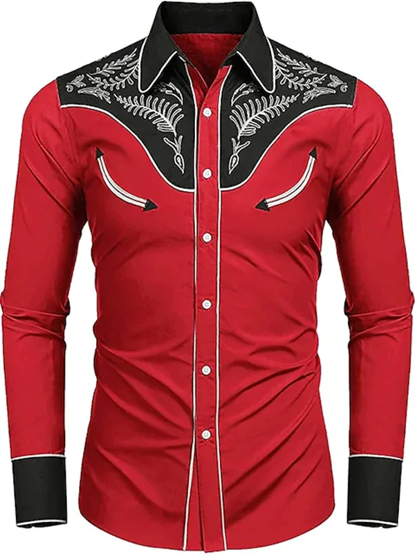 เสื้อยืดแขนยาวลายทางลำลองสำหรับผู้ชาย ระบายอากาศได้ดี สบาย ผลิตจากเส้นใยโพลีเอสเตอร์ ปิดด้วยกระดุมที่ปก ทรงปกติ
