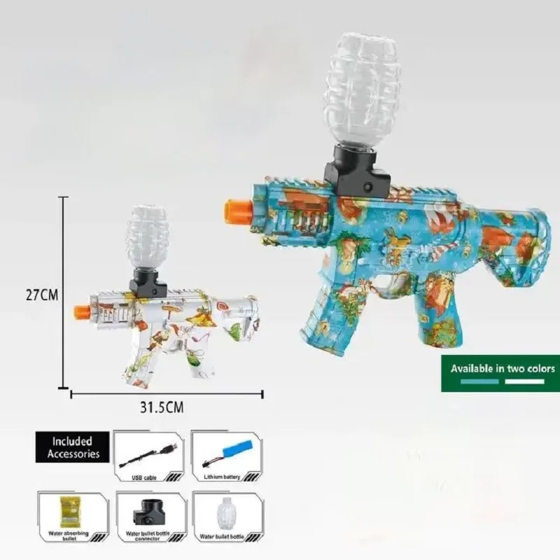 Pistola elettrica pistola giocattolo a tema natalizio proiettile morbido di sicurezza per ragazzi Outdoor Cs Shooting Team Game giocattolo per bambini regali di natale