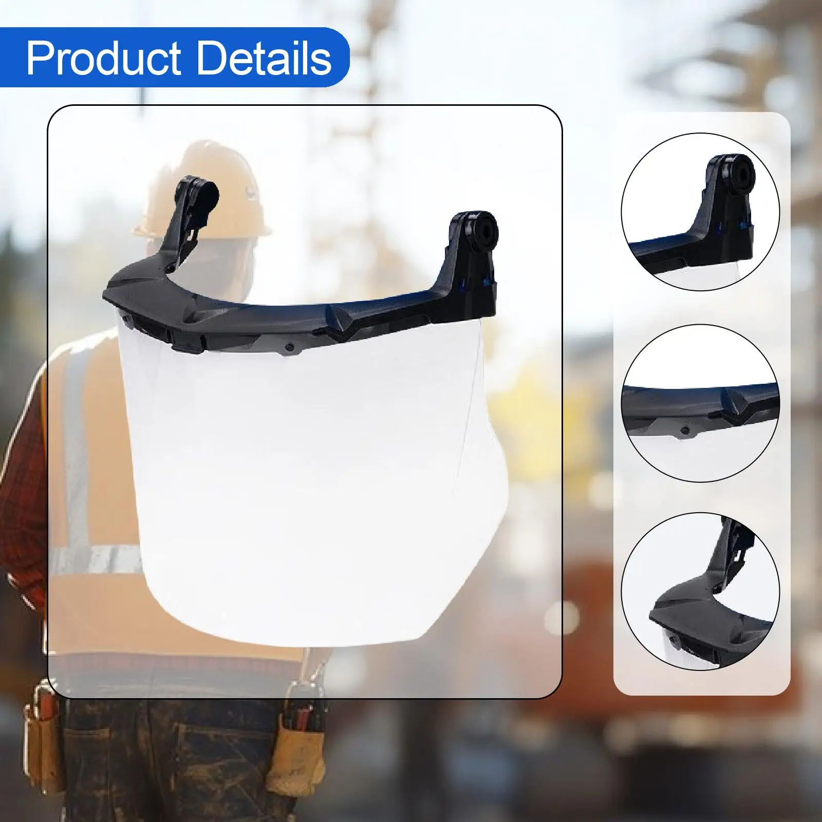 หน้ากากแบบเต็มหน้า ฝาครอบใบหน้าแบบหมุนได้สำหรับการเจียรในอุตสาหกรรม