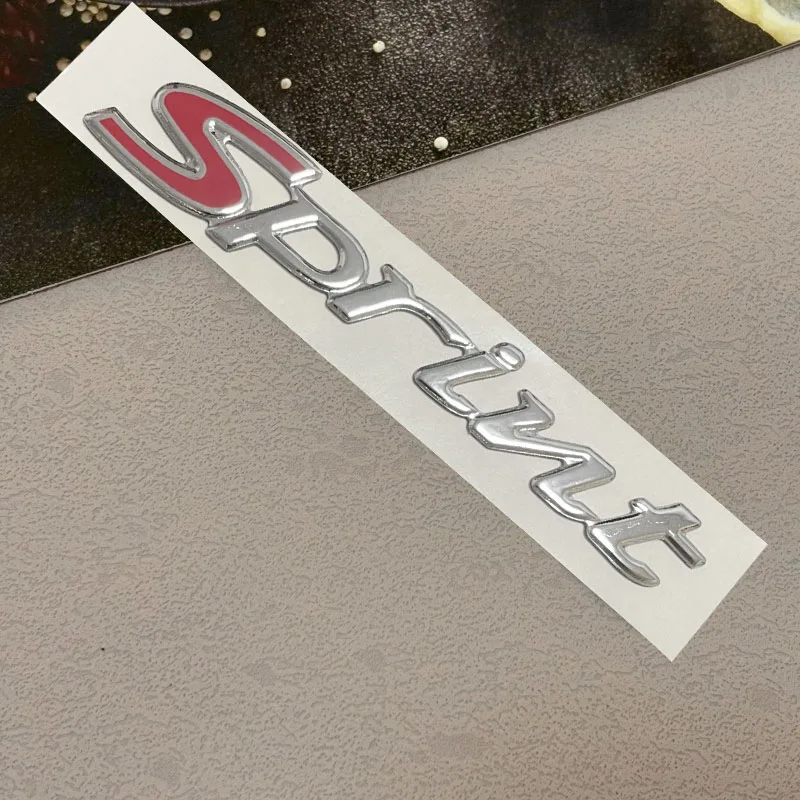 

Red Silver Sprint Modification Label Motorcycle Emblem Decoration Decal Bright Colored Stickers Suitable for Sprint 150 S TFT