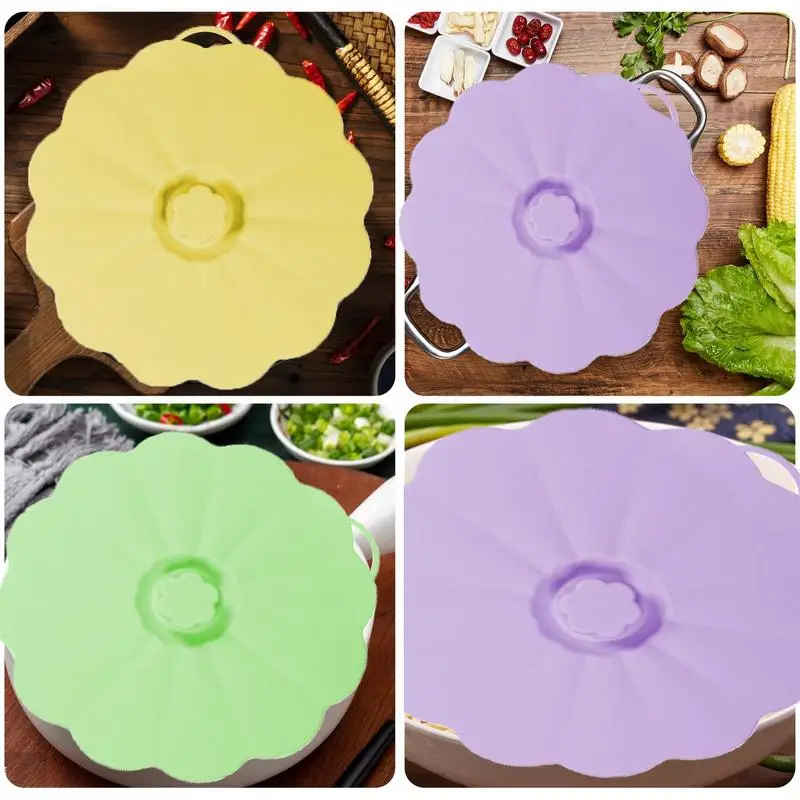 Food Storage Silicone Cover High Temperature Resistant Kitchen Food Lids Specialty Kitchen Appliances For Dishes Rice Soup