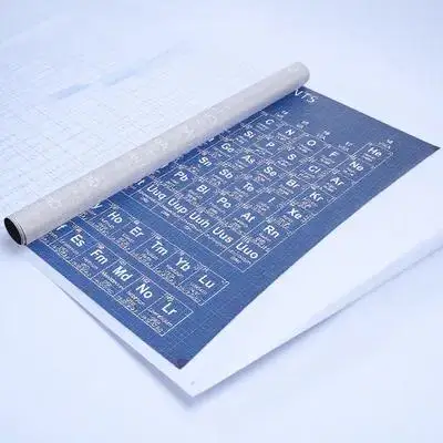 

1Pcs Chemistry Periodic Table Poster Dark Blue Design Educational Tool for School Homeschooling Periodic Table Poster