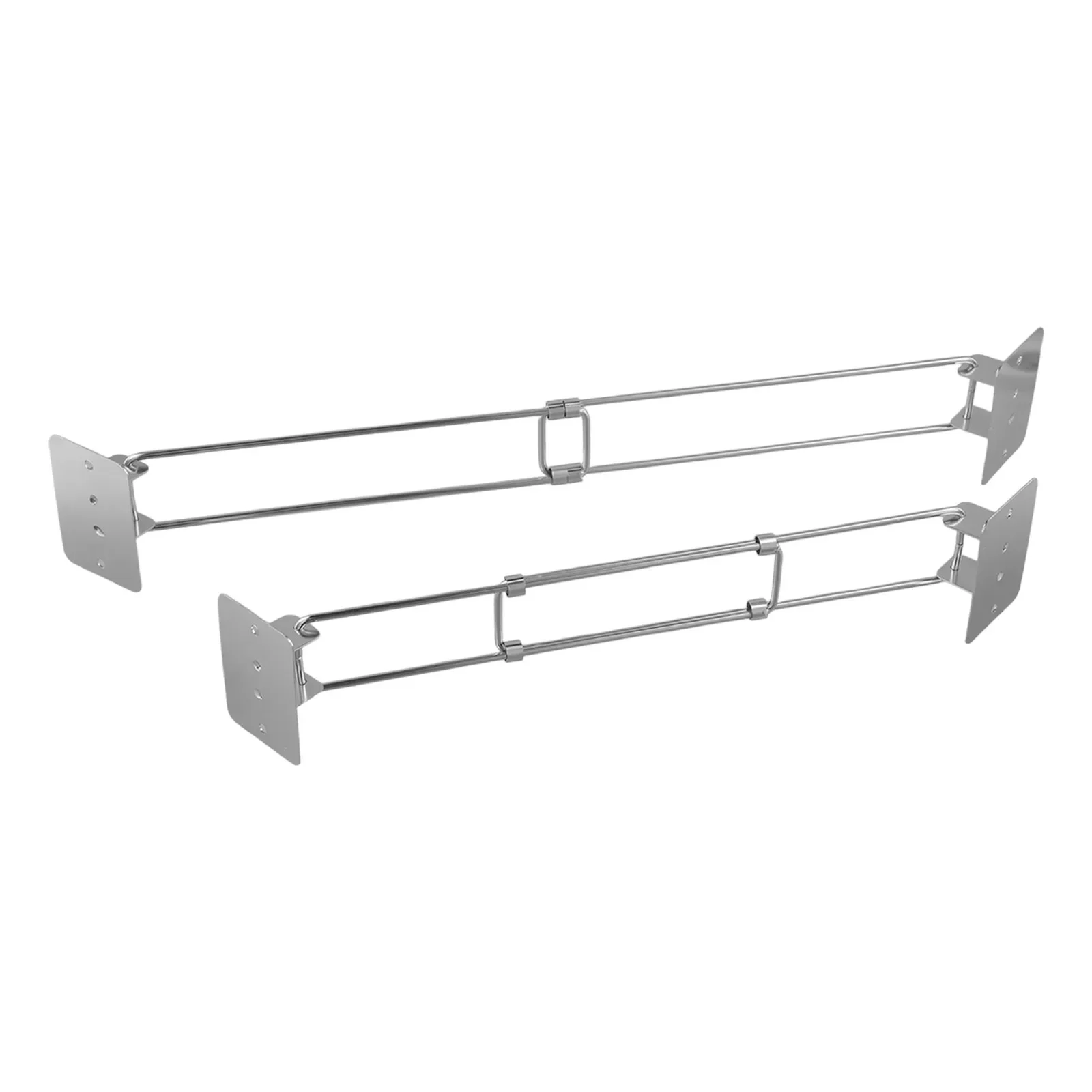 Long-Lasting Storage Solution Adjustable Fridge Bars Organize Refrigerator Bars Easy Installation Corrosion-Resistant