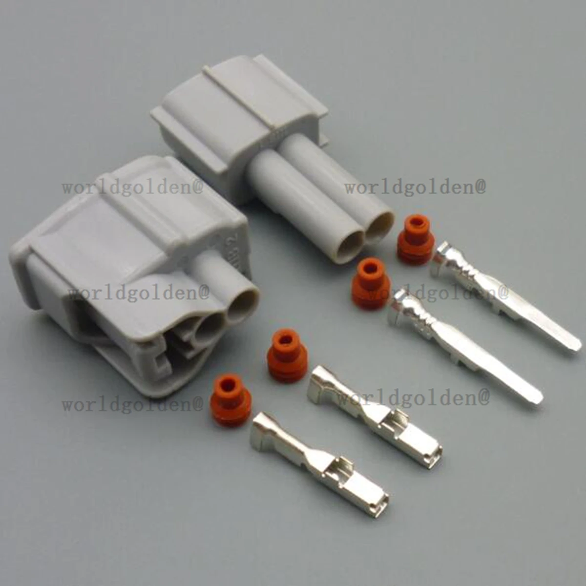 6189-0611 90980-11875 2P Wiring Connector for Passenger Cars, Link Lamp And Sensor Cables To Swap Degraded Factory Circuit Plugs