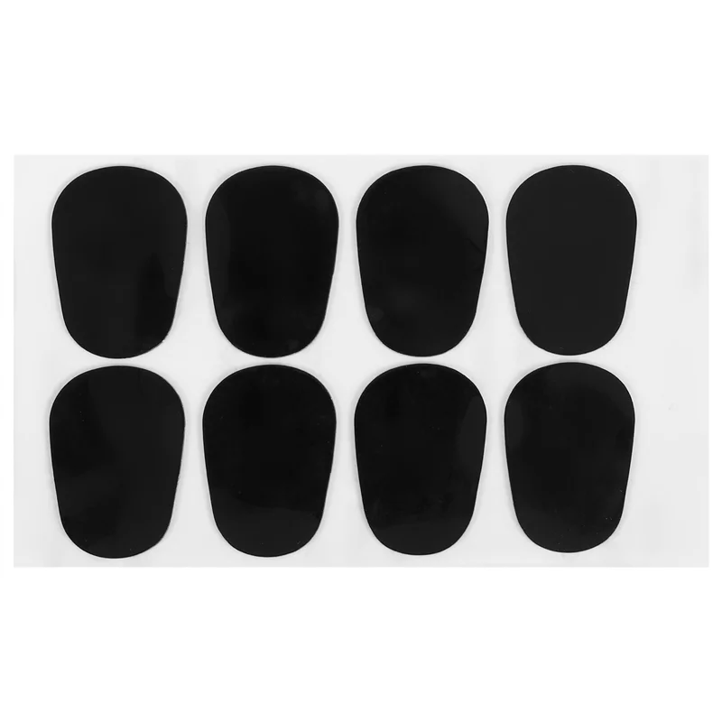 8Pcs 0.3mm Mouthpiece Patches Pads Cushions for Alto Sax Tenor Saxophone Black