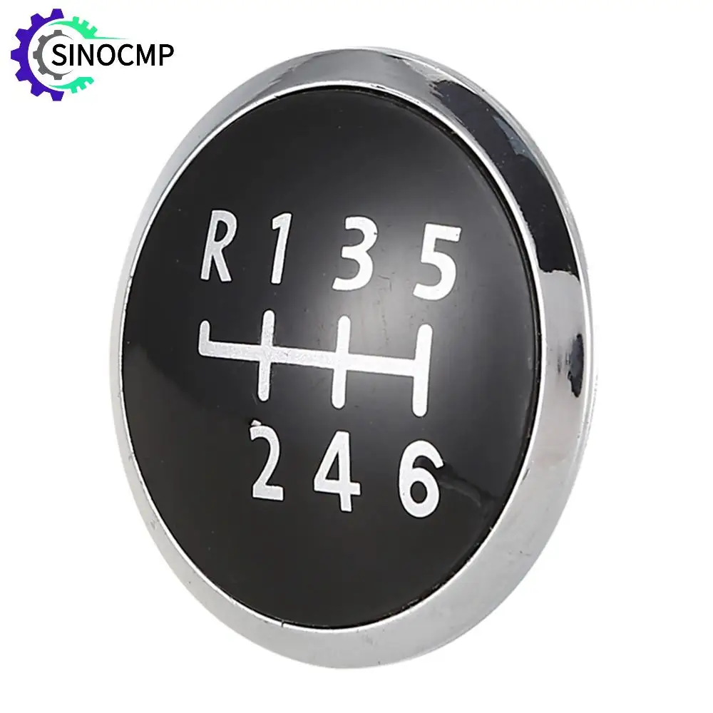 

6 Speed Gear Shift Knob Stick Cover Cap Emblem Badge 7H5711144D For VW Transporter T6 T5 T5.1 Gear Stick Knob Badge Cover
