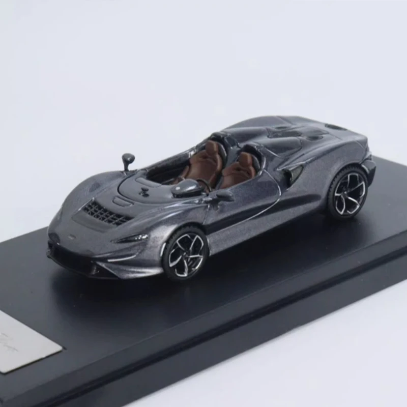 Lcd 1/64 mclaren elva conversível supercarro britânico liga modelo de carro simulação estática sala exibição carros modelo menino presente aniversário