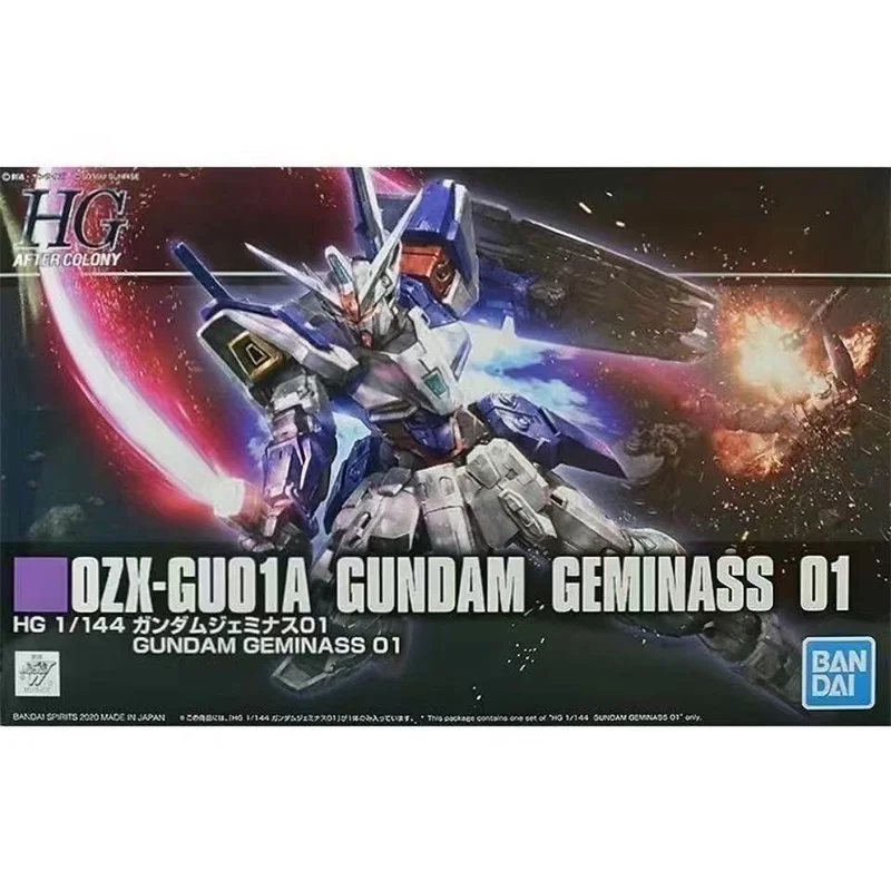 

Bandai PB Limited HGAC 1/144 OZX-GU01A GUNDAM GEMINASS 01, мобильный костюм в стиле аниме, сборная модель, коллекция игрушек, детские подарки