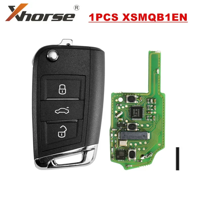 Xhorse XSMQB1EN スマートリモートキー MQB スタイル 3 ボタン 1 個