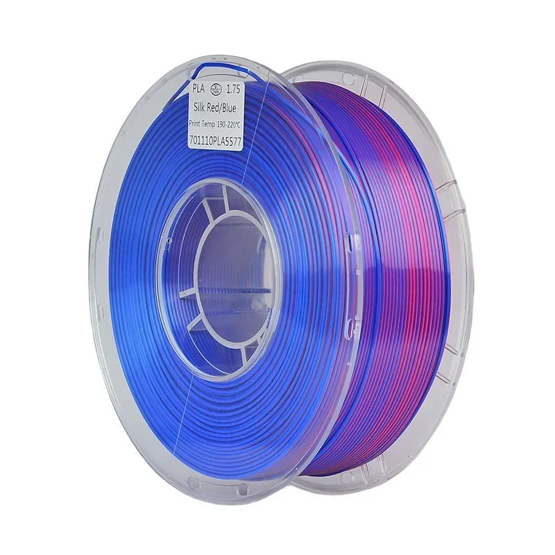 

New Product 3D Printing Consumables PLA Silk Rainbow Gradient Dual/three Color 1.75mm 1kg Factory Direct Sales