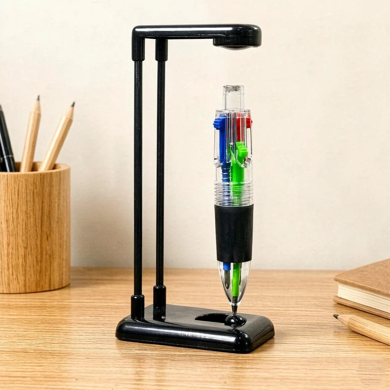 Floating Pen with Stand Cool Desk Gadget Gift for Coworker Boss Teacher Physics Lover Anti Stress Fidget Toy