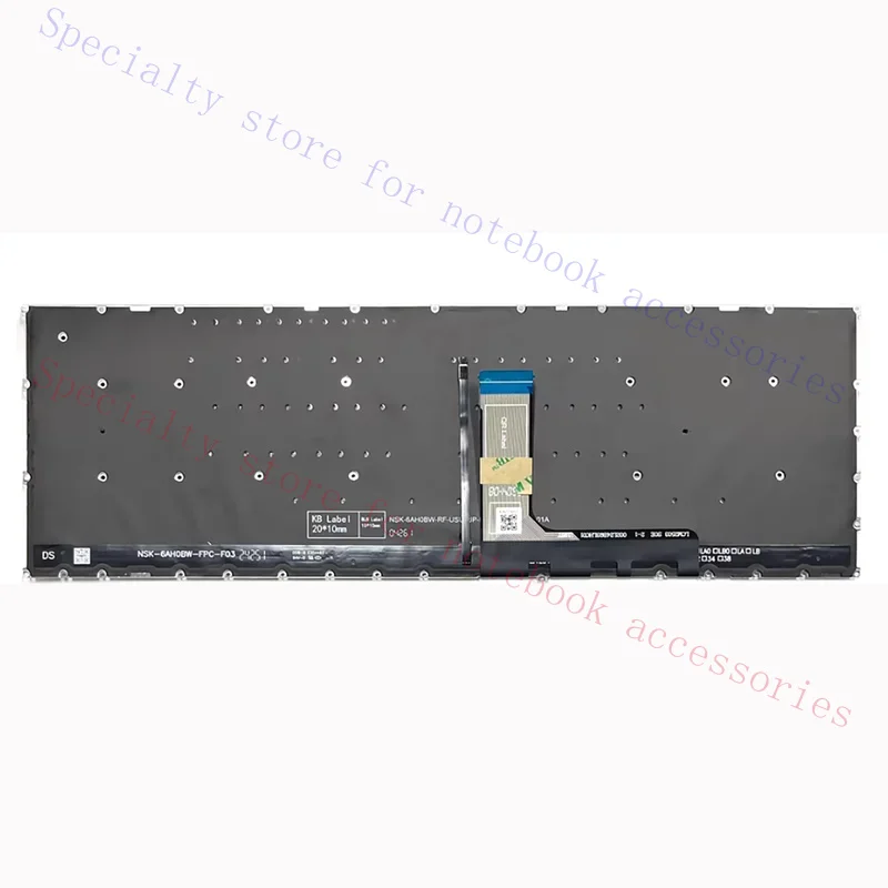 US Layout for Lenovo Yoga 7 2-in-1 16AKP10 Yoga 7 2-in-1 16ILL10 IdeaPad Slim 3 15 AHP10 ARP10 IRH10 IRU10 Q8X10 Laptop Keyboard