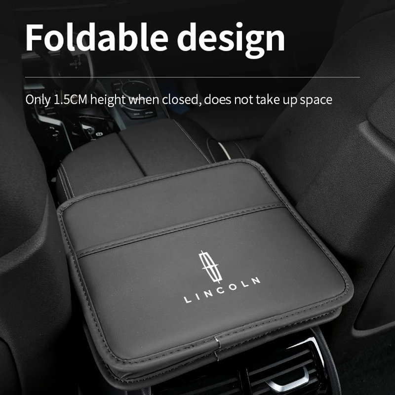 Car Seat Storage Bag Chair Back Water Cup Tissue Storage Box For Lincoln Mondeo MKC MKZ MKX MKT Aviator Navigator view 5