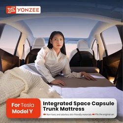 YZ For Tesla Model Y Car sponge Mats Vehicle Mat Folding Camping Mattress Inflatable Travel Bed Outdoor Car Accessory
