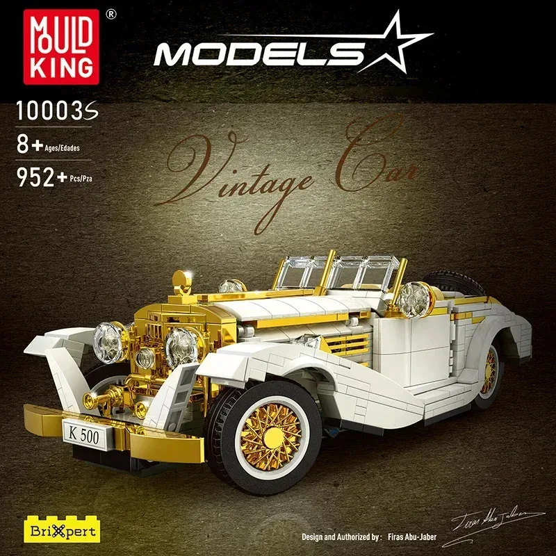 

Mould King Vintage Classic Cars Elegant building Model Vintage Car Blocks Set Toys for Children Kids Boys Model 952PCS
