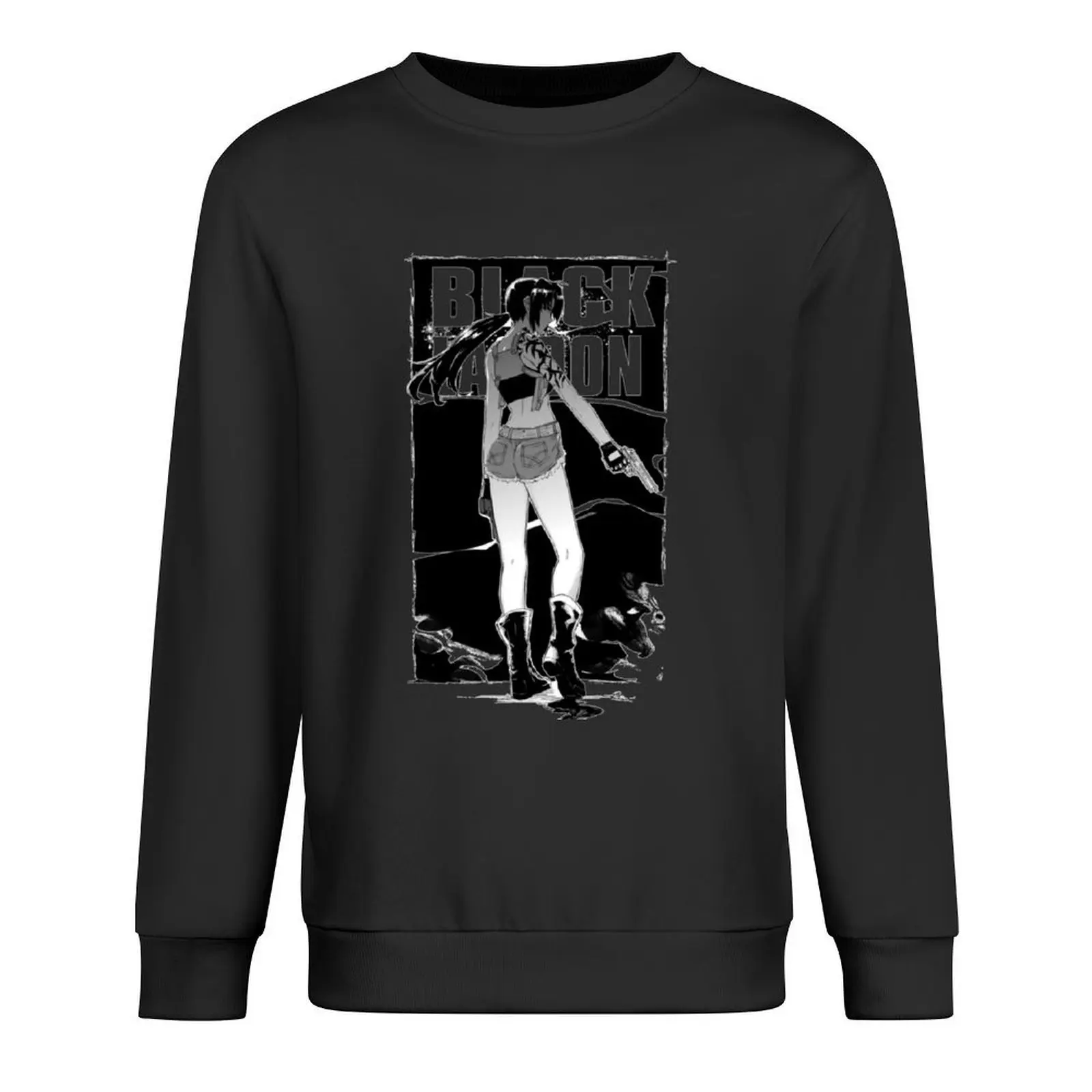 

Black Lagoon - Revy Essential Pullover aesthetic clothing men's sweat-shirt set male clothes tracksuits graphic sweatshirts