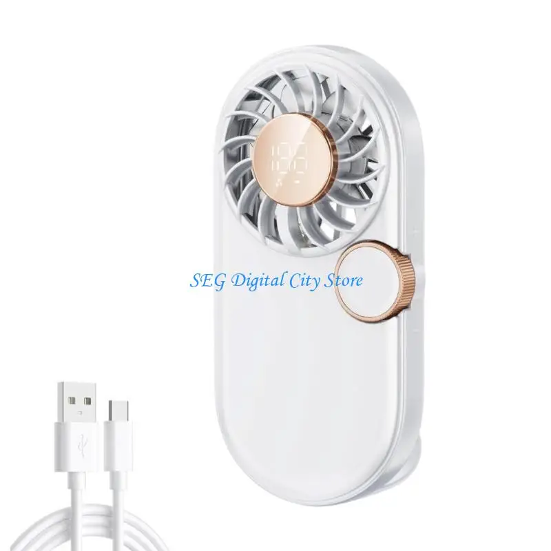 U75B Innovative Hand Fan Equipped With Bright Display And Flexible Speeds USB Fan