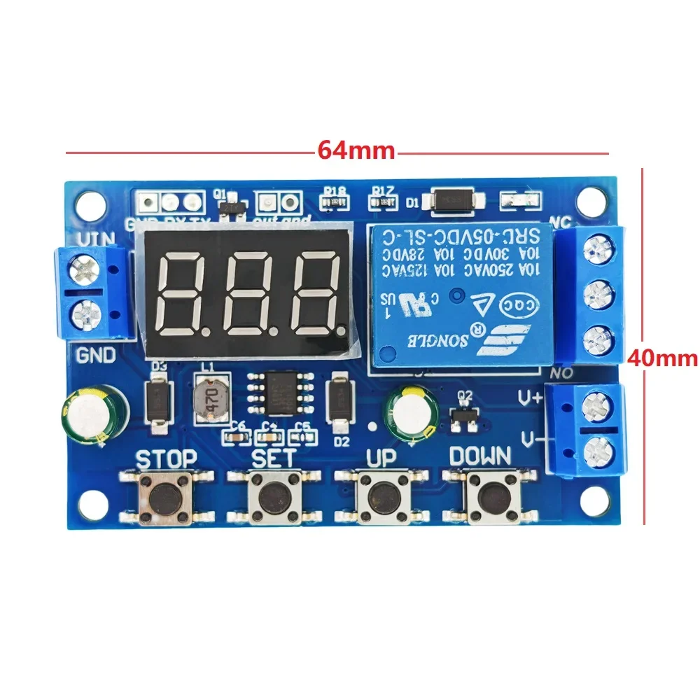 DC 6-40V Battery Charger Discharger Board Undervoltage Overvoltage Protection Board Module Precision Auto Off Module Discharger