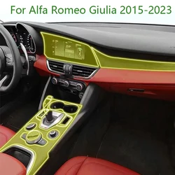 For Alfa Romeo Giulia 2015-2023 TPU Protective film Car GPS Navigation Gear Anti-scratch  Screen Film Accessories