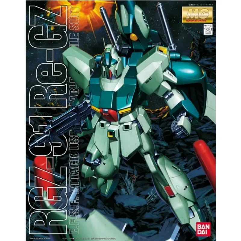 BANDAI Anime1/100 Re-GZ RGZ-91 Refine· New Mobile Report Gundam Assembly Plastic Model Kit Action Toys Figures Gift