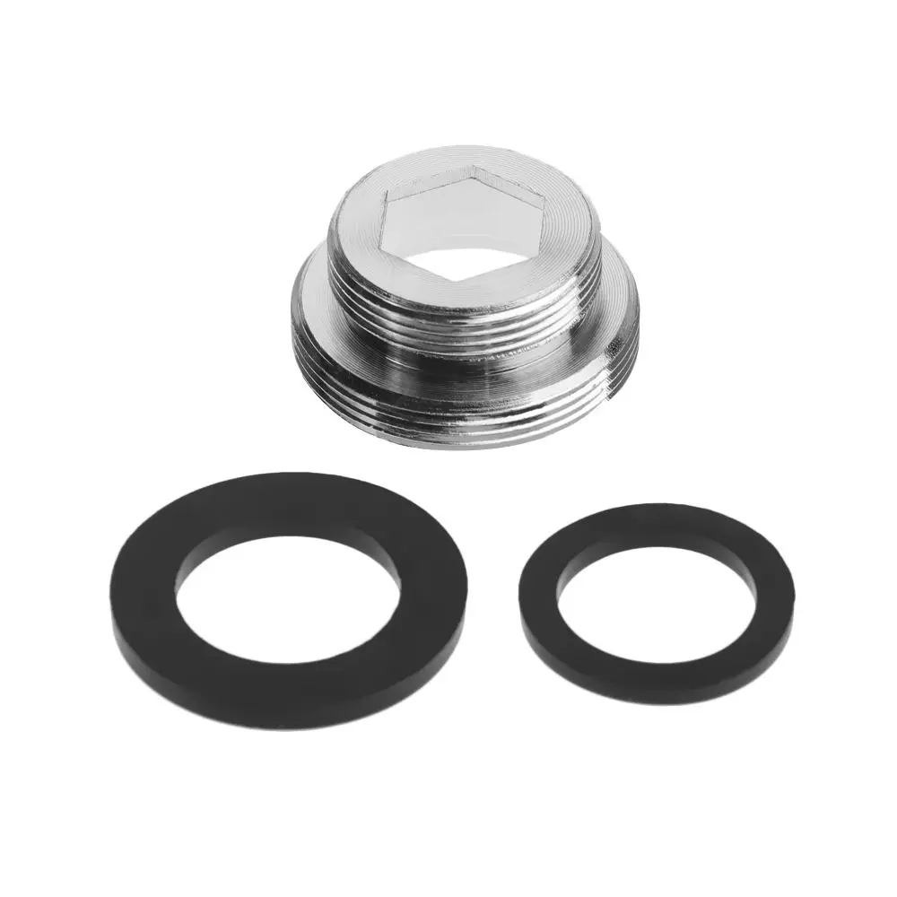 Conector de aireador de grifo, adaptador de ahorro de agua con arandela, accesorios de purificador de agua para grifo de cocina,
