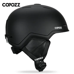 COPOZZ-Casque de ski semi-couvert pour homme et femme, protection anti-impact pour adulte, accessoire de sécurité pour skateboard, 506