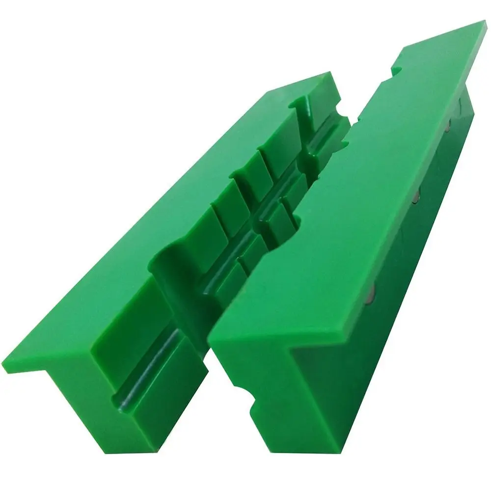 4/5/6inch Bench Vice Magnetic Soft Pad Multipurpose Blue Green Bench Screw Protective Pads Magnetism Anti Slip Grain