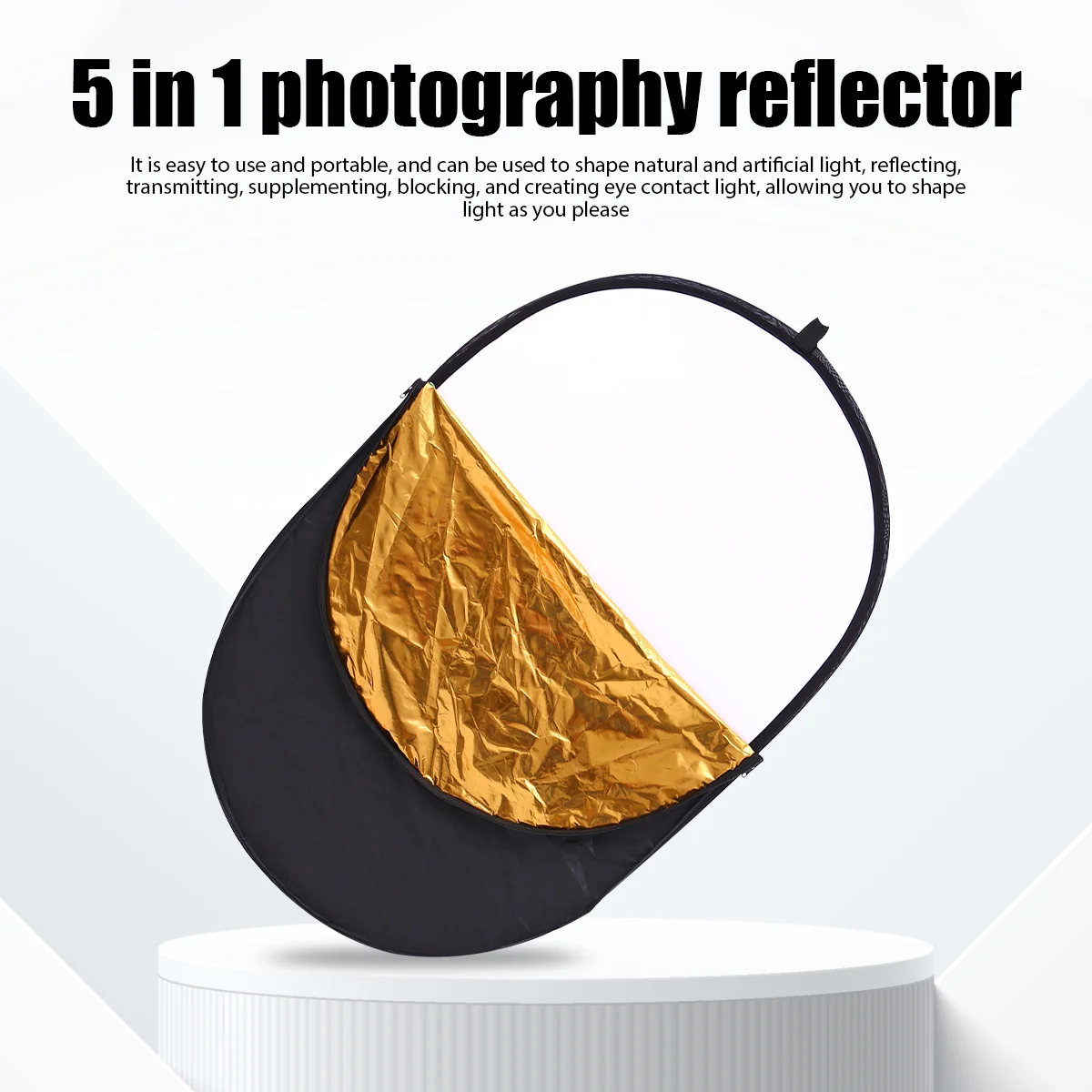 5 in 1 Photography Reflector Board For Studio Photography 60x90cm Outdoor Photo Studio live Lighting Kits Photography Accessory