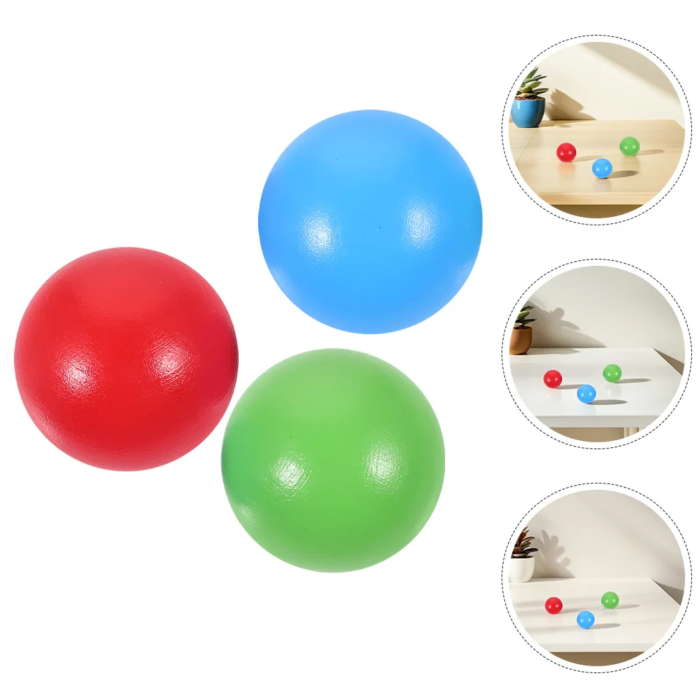 

3Pcs Wood Croquet Balls for Children Small Size Lawn Game Balls Outdoor Backyard Garden Play Recreation Lawn Game