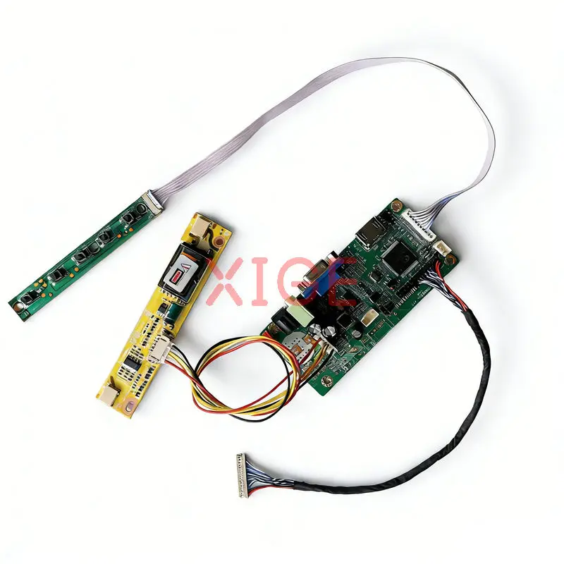 

Плата контроллера ЖК-монитора подходит для LTA104S1 G121SN01 LQ121S1LG44 LQ121S1LG41 HDMI + VGA 2-CCFL LVDS 20-контактный комплект 800x600 800*600 DIY