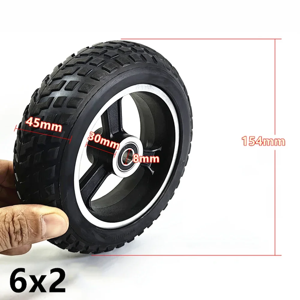 

Scooter Wheel Hub 6 Inch F0 Scooter Wheel Easy To Use Long-lasting Performance Optimal Compatibility Off-road Riding