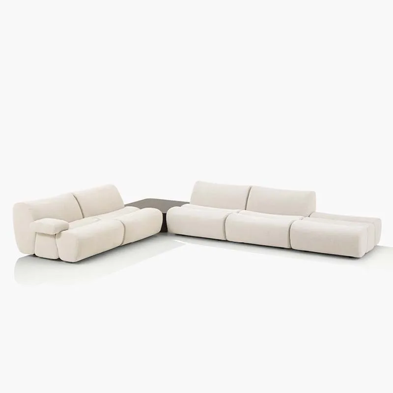 

Modular sofa, large living room, fabric bamboo sofa