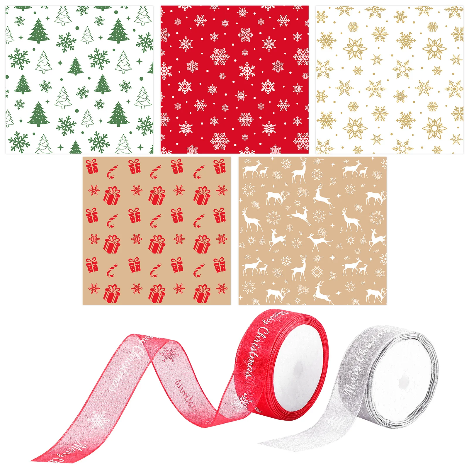 ورق تغليف الهدايا، ورق زينة متنوع، حبل تغليف زهور مسطحة، زهور للباقات