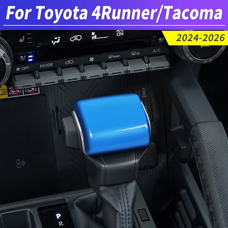 

For 2024 2025 2026 Toyota 4Runner Tacoma Gear Head Cover Decorative sticker Interior Protection Accessories Car Styling Upgrade