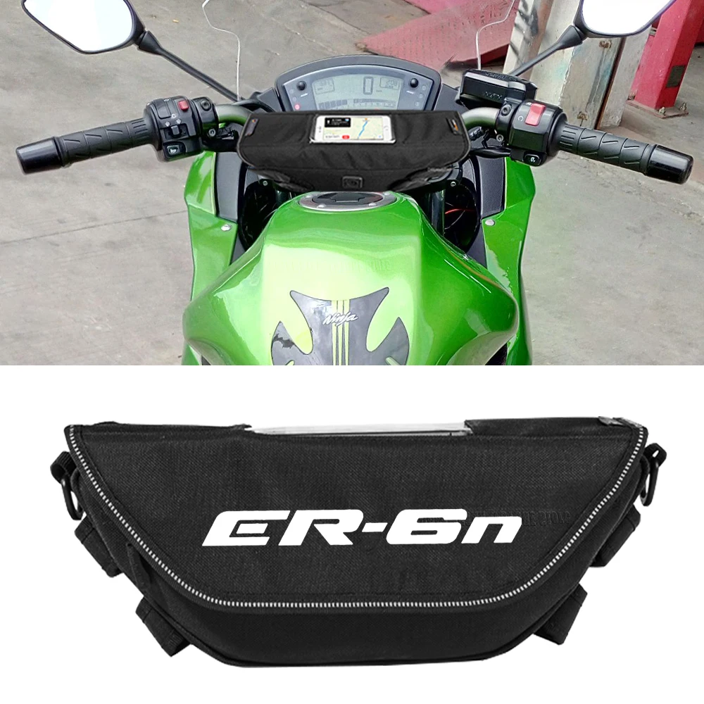 For ER-6N ER6N ER 6N 2012-2023 2024 Adventure Sports Waterproof handlebar travel navigation bag