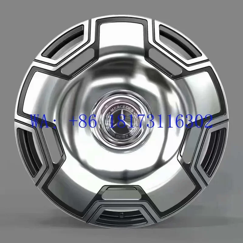 

Hot Chrome 19-inch 20-inch aluminum alloy car forging mecha cake modified wheel hub for Hongqi H9 S Maiba
