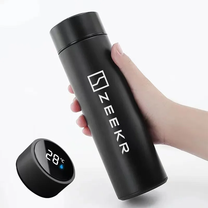 500ML Thermo Cafe Coffee Mug Car Thermos Mug Travel Thermo Cup For ZEEKR X 001 7X FR 007 GT 009 CX1E MIX M-Vision 9X Accessories
