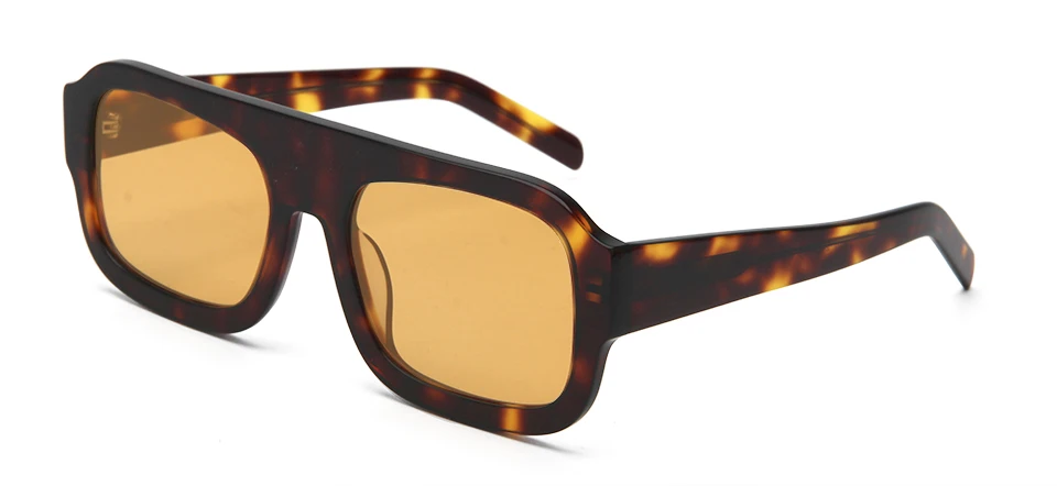 VEH Marke Design Acetat Große Vintage Pilot Sonnenbrille Männer Übergroßen Rahmen Quadrat Sonnenbrille Für Frauen Sonnenbrillen Weibliche UV400 – Detail 18