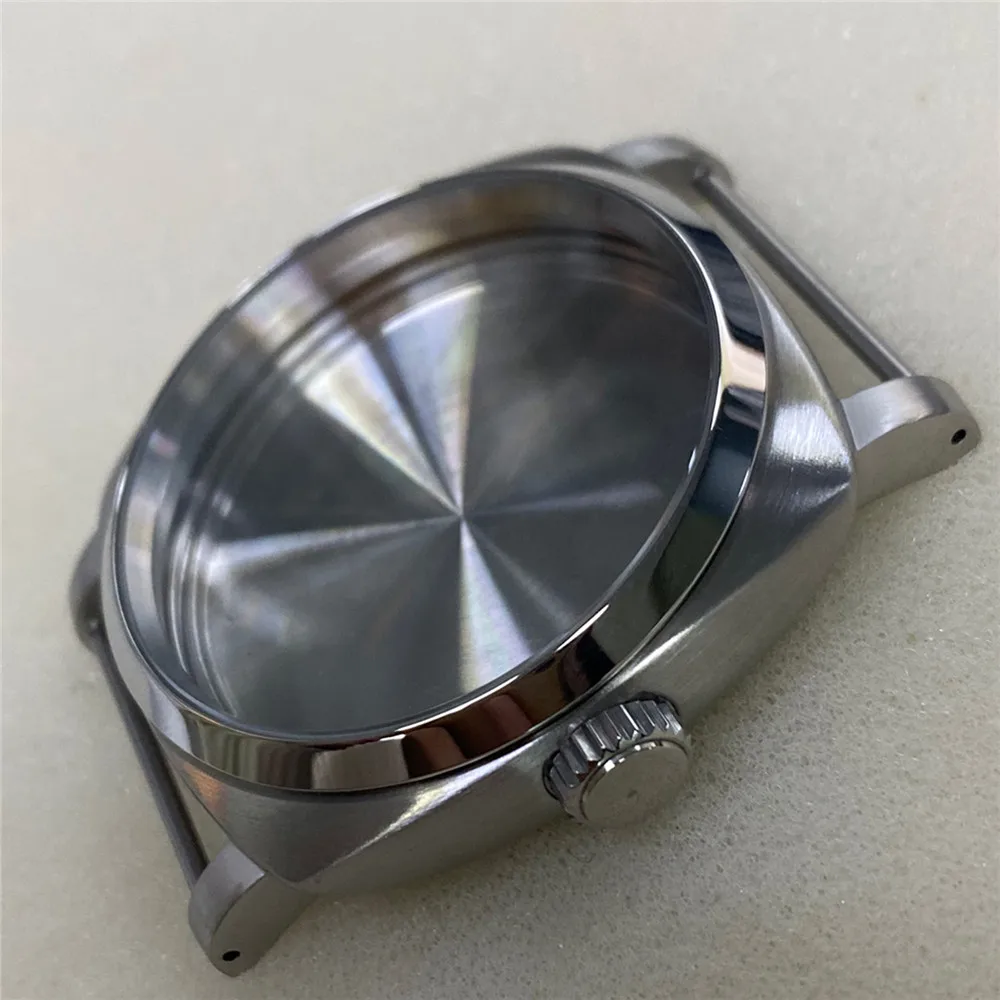 

47MM Stainless Steel Watch Case for ETA 6497/6498/ST3620/ST3600 Movement Replacement Brushed Watch Shell