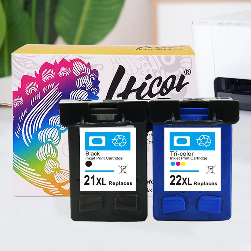 Compatible Ink Cartridge for HP 21XL 22XL 21 22 XL Replacement For HP21 Deskjet F2180 F2280 F4180 F2200 F380 380 Printer