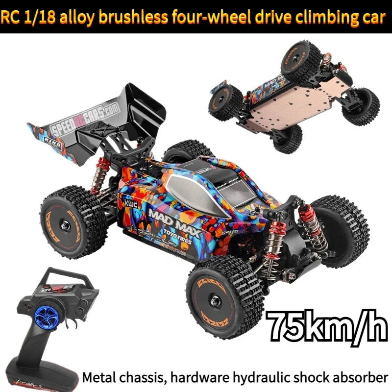 WLtoys 184016 RC 1/18  Brushless 4WD Off-road Climbing Car Electric Remote Control Climbing Car Toy Boy Toy